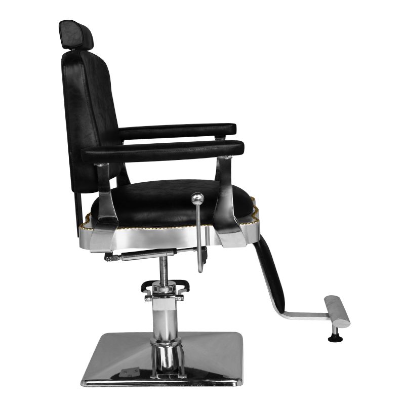 Бръснарски стол - черен Hair System SM180 – снимка 2