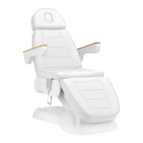 Електрически козметичен стол Sillon Lux 273b 3 мотора бял