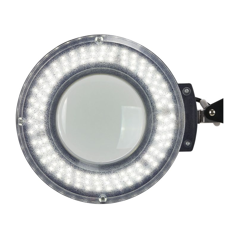 S5 LED лупа + LED регулируема стойка с интензитет на светлината черно – снимка 3