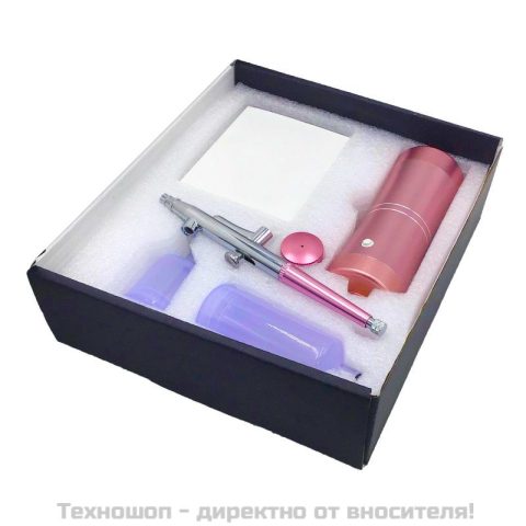 Мини кислороден спрей за кислородна мезотерапия Airbrush Pink – снимка 5