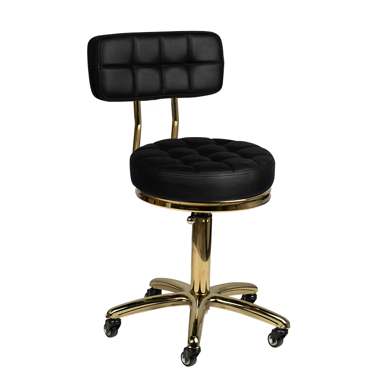 козметичен табурет Gold Am-961 черен