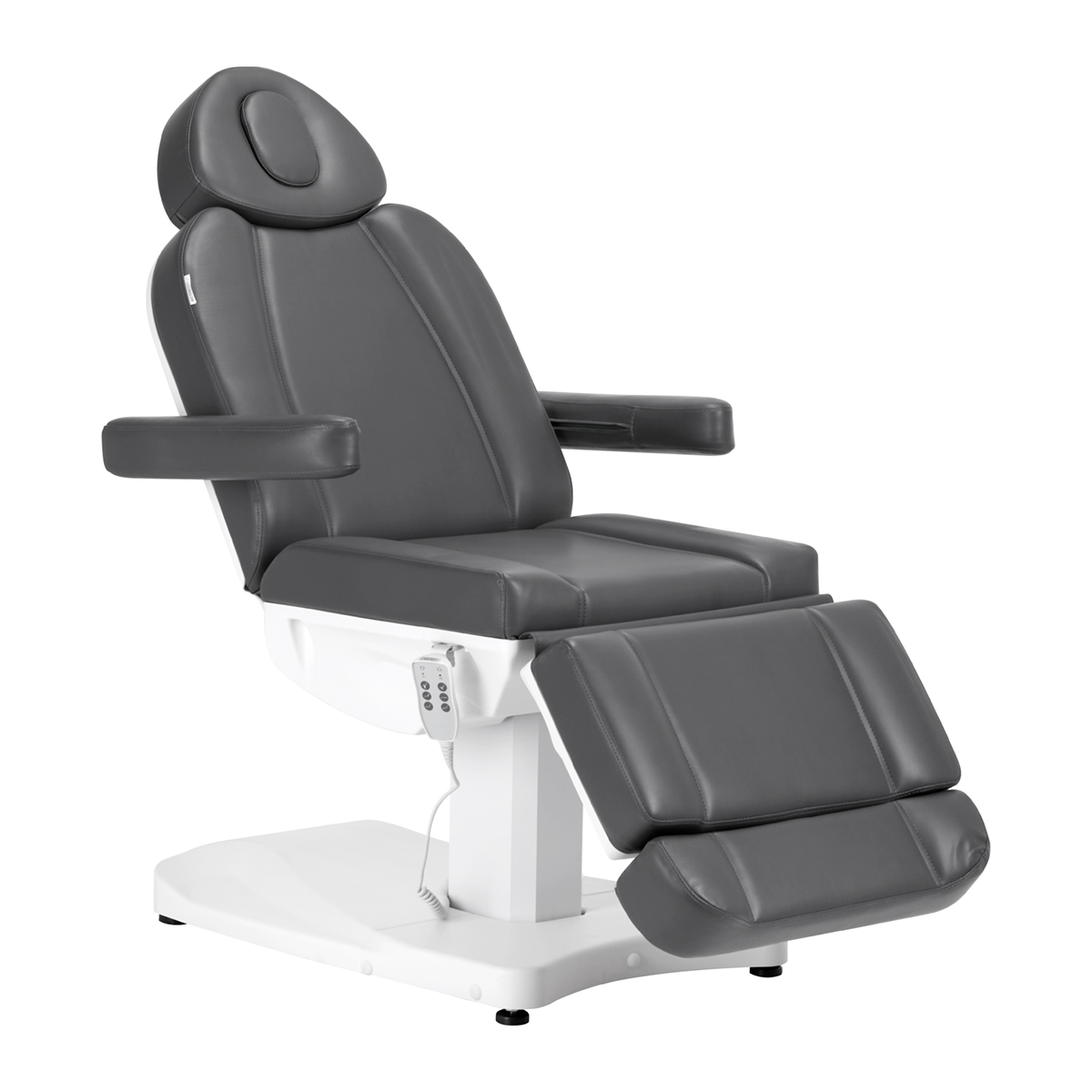 електрически козметичен стол AZZURRO 803D 3 мотора сив
